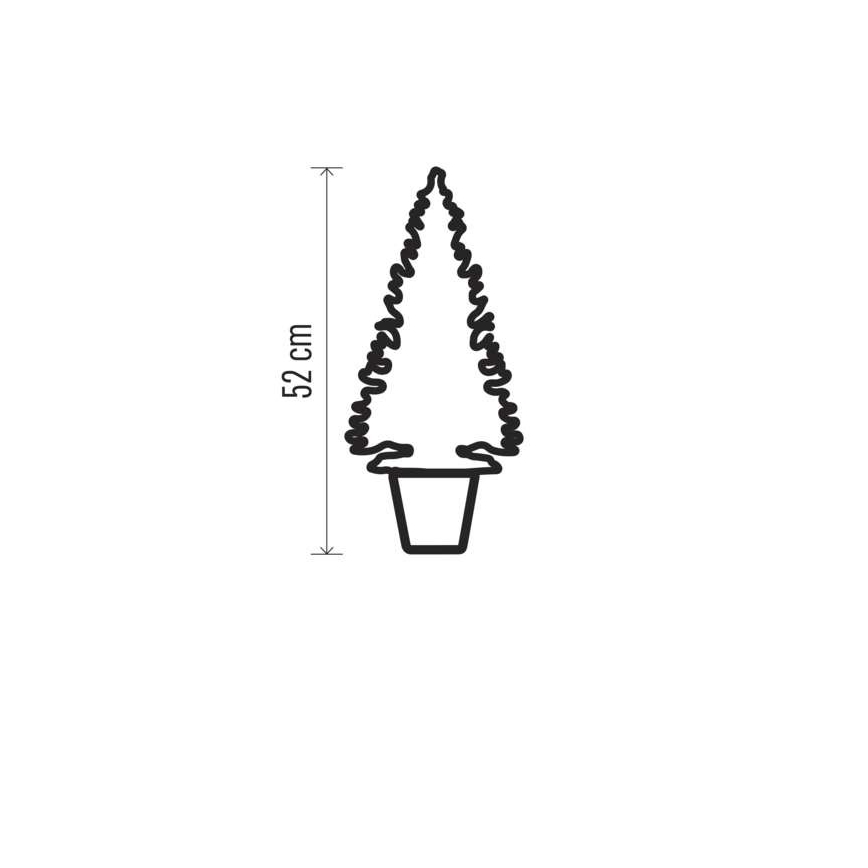 LED Kalėdinė dekoracija 20xLED/3xAA