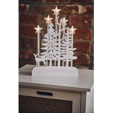 LED Kalėdinė dekoracija ED/2xAA šiltai balta