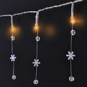LED Kalėdinė girlianda 20xLED/2xAA 2m šiltai balta