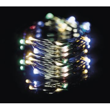 LED Kalėdinė lauko girlianda 150xLED/2 funkcijos 20m IP44 daugiaspalvė