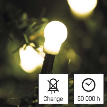 LED Kalėdinė lauko girlianda 300xLED/35m IP44 šiltai balta