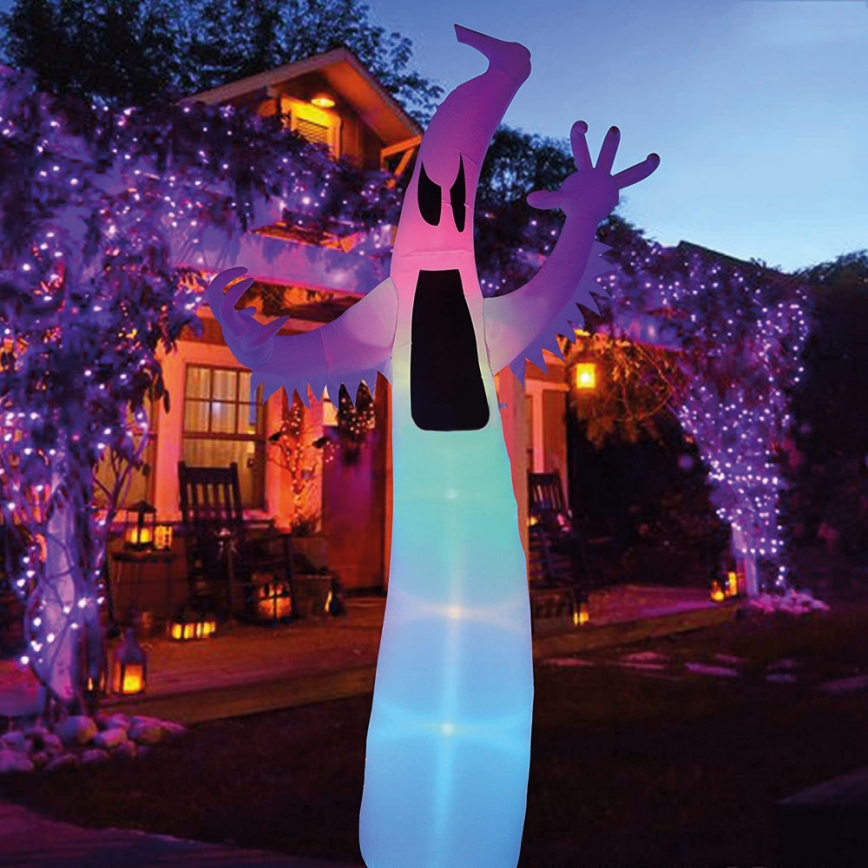 LED Lauko dekoracija HALLOWEEN LED/12W/230V IP44 vaiduoklis