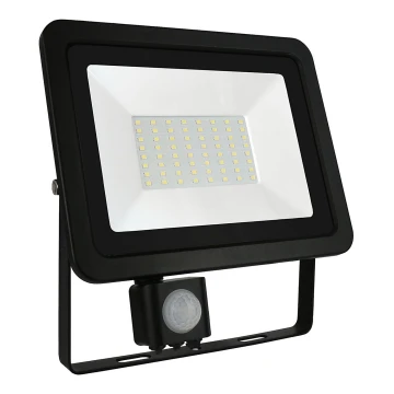 LED Lauko prožektorius su jutikliu NOCTIS LUX 3 LED/50W/230V 3000K IP44 juodas