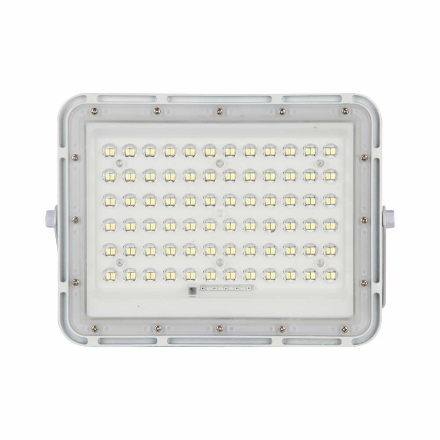 LED Lauko šviesos reguliavimas saulės Prožektoriaus šviestuvas LED/15W/3,2V IP65 4000K balta + nuotolinio valdymo pultas