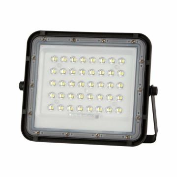 LED Lauko šviesos reguliavimas saulės Prožektoriaus šviestuvas LED/6W/3,2V IP65 4000K juoda + nuotolinio valdymo pultas