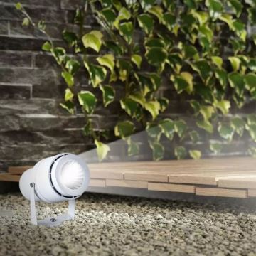 LED lauko šviestuvas LED/12W/100-240V IP65 balta - šviesiai žalia