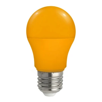LED lemputė A50 E27/4,9W/230V oranžinė