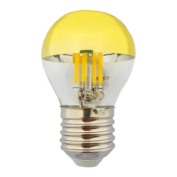 LED Lemputė DECOR MIRROR P45 E27/5W/230V aukso