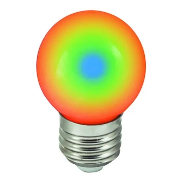 LED lemputė E27/1W/230V RGB