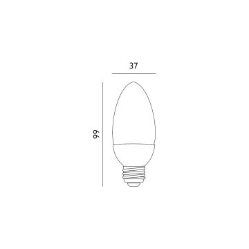 LED Lemputė E27/6W/230V 3000K