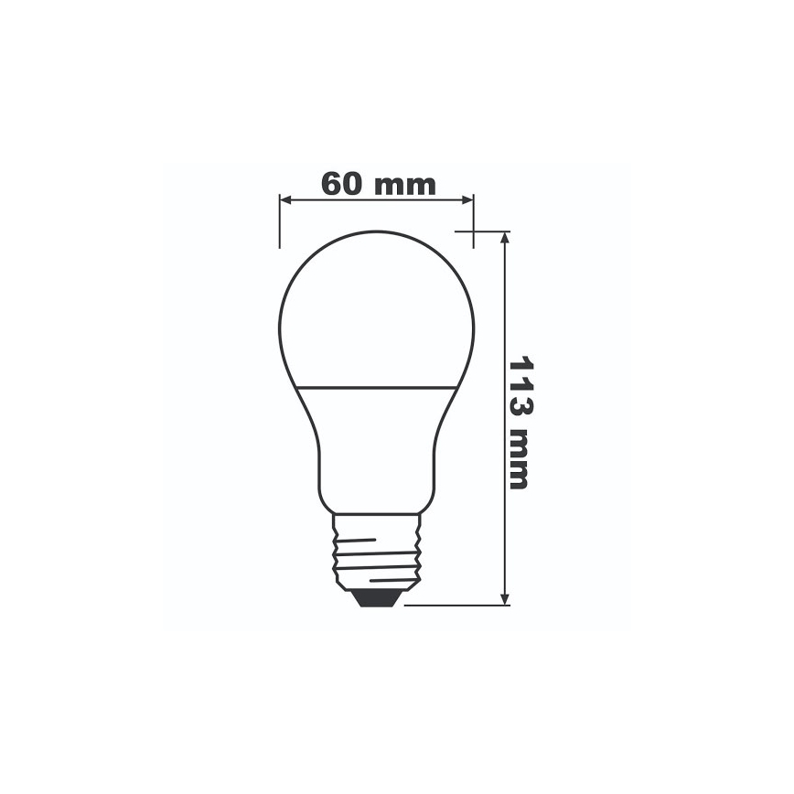 LED Lemputė  ECO E27/8,5W/230V 4000K 806lm