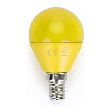 LED Lemputė G45 E14/4W/230V geltona - Aigostar