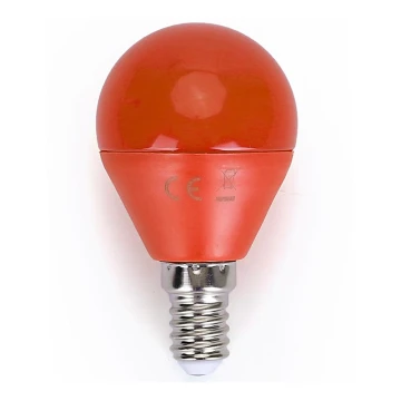 LED Lemputė G45 E14/4W/230V oranžinė - Aigostar