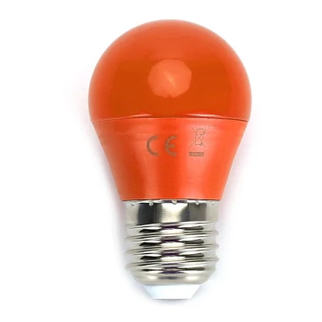 LED Lemputė G45 E27/4W/230V oranžinė - Aigostar