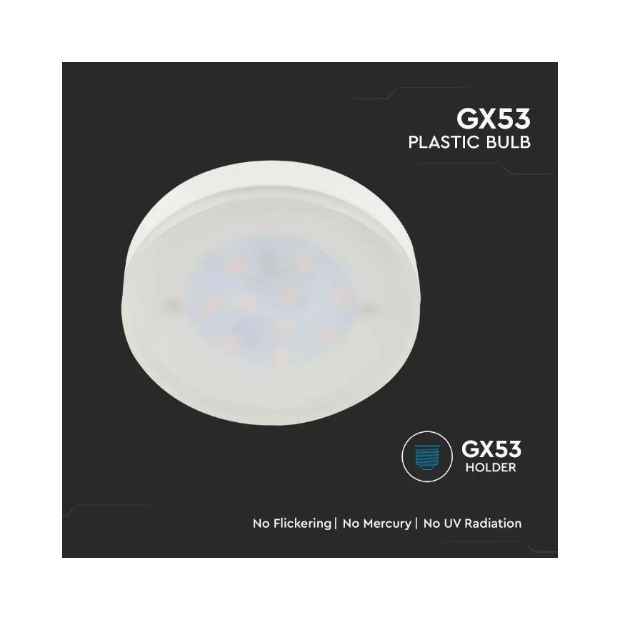 LED Lemputė SAMSUNG CHIP GX53/6,4W/230V 6500K