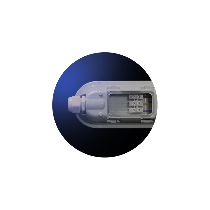 LED liuminescencinis techninis šviestuvas LIMEA GIGANT LED/38W/230V IP65 1190mm juoda