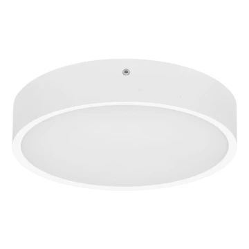 LED lubinis lauko šviestuvas su jutikliu MARTIN LED/15W/230V 3000/4000K diametras 30 cm IP65 balta