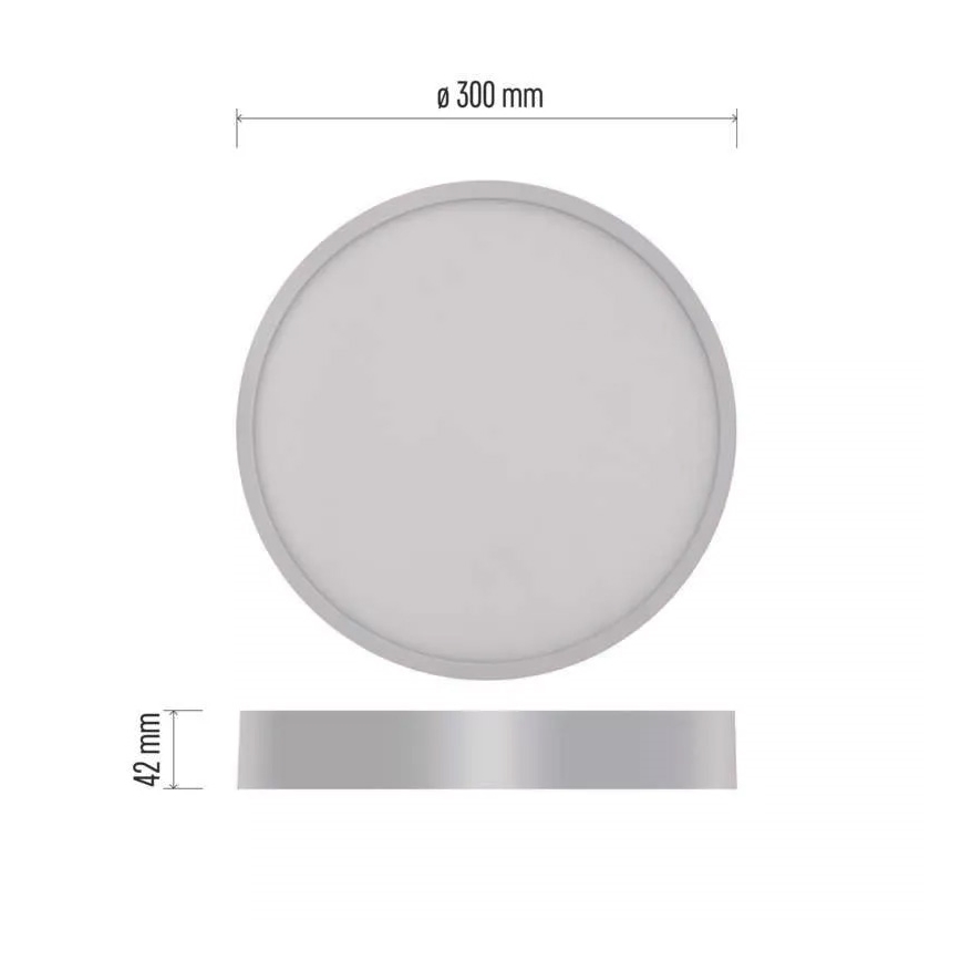 LED Lubinis šviestuvas NEXXO LED/28,5W/230V 3000/3500/4000K d. 30 cm baltos spalvos