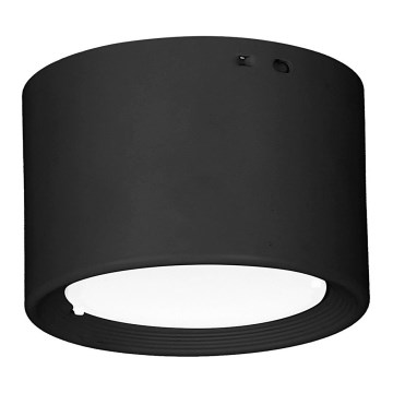 LED lubinis šviestuvas LED/6W/230V juoda diametras 8 cm