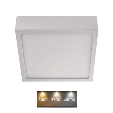 LED Lubinis šviestuvas NEXXO LED/12,5W/230V 3000/3500/4000K 17x17 cm baltas