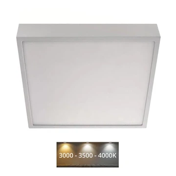 LED Lubinis šviestuvas NEXXO LED/28,5W/230V 3000/3500/4000K 30x30 cm baltas