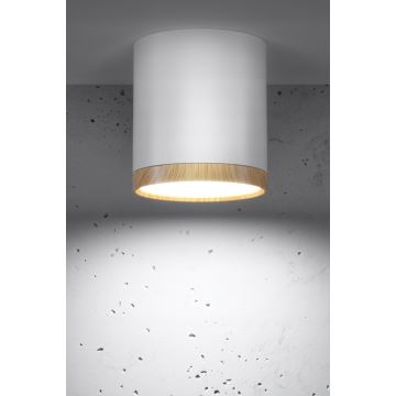 LED lubinis šviestuvas TUBA LED/5W/230V baltas/smėlio spalvos