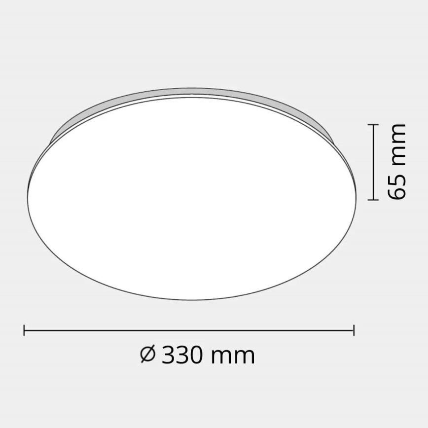 LED lubinis vonios šviestuvas ADAR LED/12W/230V IP44 4000K