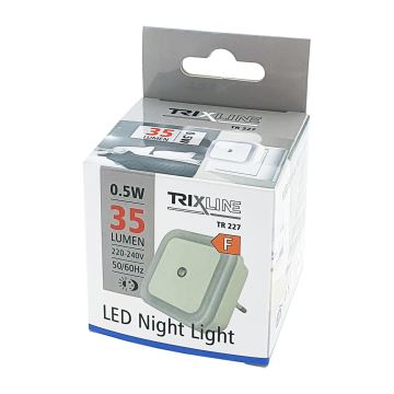 LED Naktinis šviestuvas su judesio jutikliu LED/0,5W/230V baltas