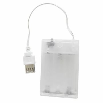 LED Neoninė sienų apdaila HELLO LED/3W/3xAA USB rausva