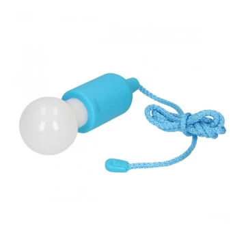 LED Nešiojama lempa LED/1W/3xAAA mėlyna