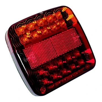LED Pozicinis šviestuvas MULTI LED/1,5W/12V IP67 raudona/oranžinė