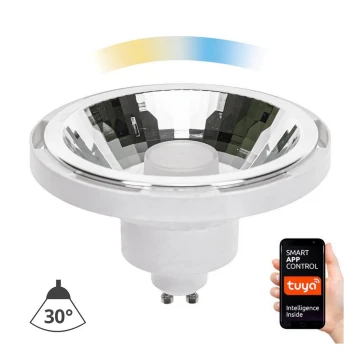 LED pritemdoma elektros lemputė AR111 GU10/10W/230V 3000-6500K Wi-Fi Tuya 30° balta