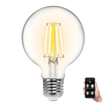 LED pritemdoma elektros lemputė FILAMENT G80 E27/6W/230V 2700-6500K Wi-Fi - Aigostar