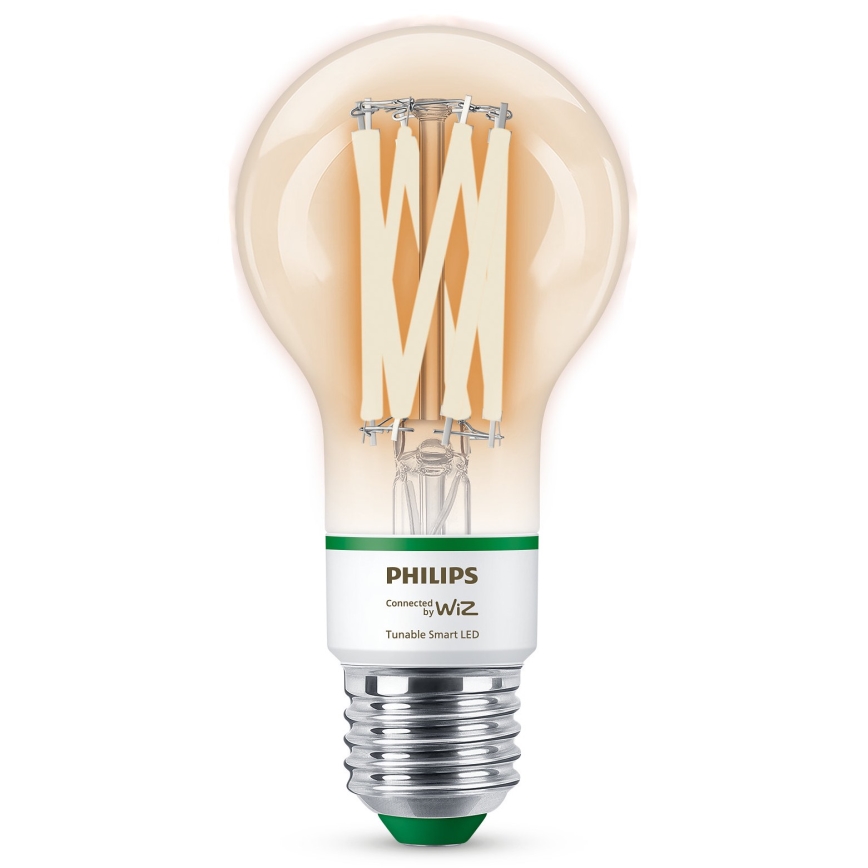 LED pritemdoma elektros lemputė Philips A60 E27/4,3W/230V 2700-4000K CRI 90 Wi-Fi