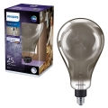 LED pritemdoma elektros lemputė SMOKY VINTAGE Philips A160 E27/6,5W/230V 4000K