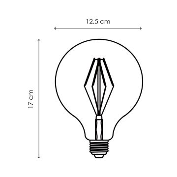 LED pritemdoma elektros lemputė VINTAGE EDISON G125 E27/4W/230V 2700K