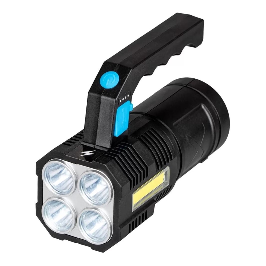LED Pritemdomas įkraunamas žibintuvėlis  LED/5V IPX4 250 lm 4 h 1200 mAh
