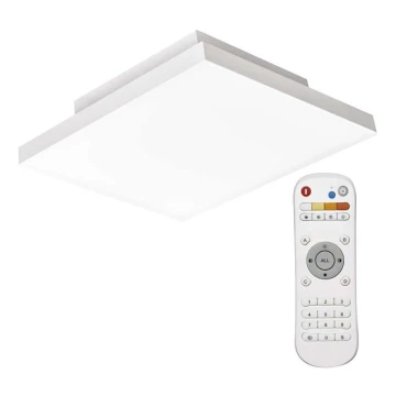 LED Pritemdomas lubinis šviestuvas LED/18W/230V 2700K-6000K kvadratas CRI 95 + nuotolinio valdymo pultas