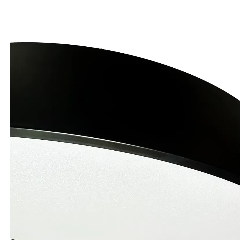 LED Pritemdomas lubinis šviestuvas LED/50W/230V 3000-6500K juoda + nuotolinio valdymo pultas