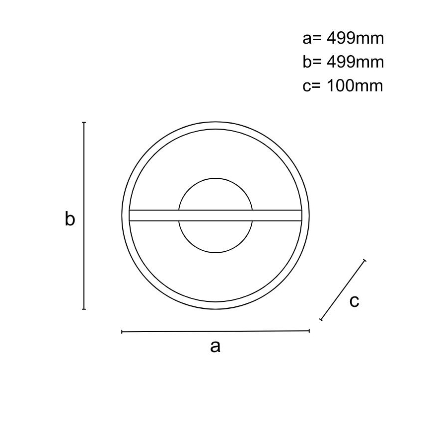 LED Pritemdomas lubinis šviestuvas LED/60W/230V 3000-6500K + nuotolinio valdymo pultas