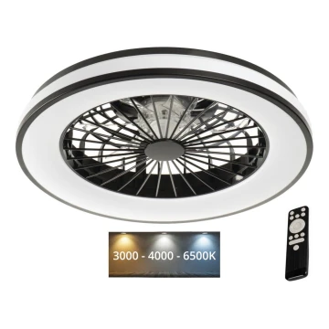 LED Pritemdomas lubinis šviestuvas su ventiliatoriumi PLAVE 48W/230V 3000/4000/6500K + nuotolinio valdymo pultas