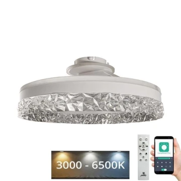 LED Pritemdomas tvirtinamas sietynas LED/86W/230V 3000-6500K balta + nuotolinio valdymo pultas