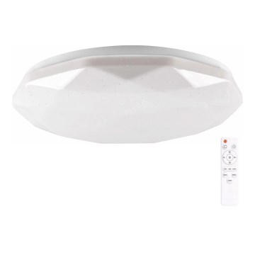 LED pritemdomas vonios šviestuvas GALAXY LED/48W/230V diametras 38 cm 3000-6000K IP44 + nuotolinio valdymo pultas