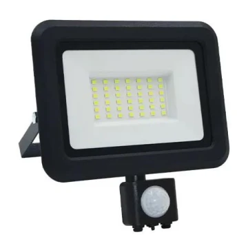 LED Prožektorius su jutikliu LED/30W/230V 4000K IP44