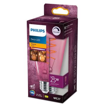 LED Reguliuojama lemputė DECO Philips ST64 E27/4,5W/230V 1800K