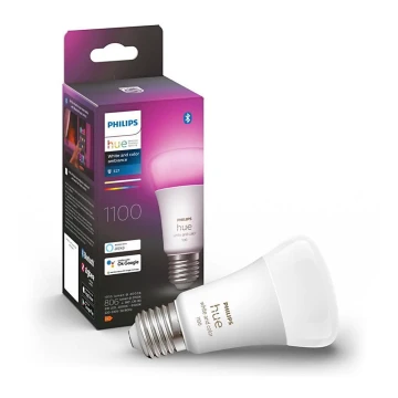 LED Reguliuojama lemputė Philips Hue White And Color Ambiance A60 E27/9W/230V 2000-6500K