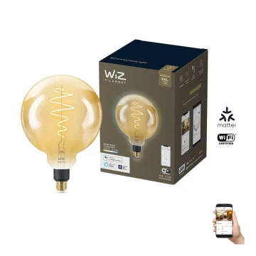 LED Reguliuojama lemputė VINTAGE FILAMENT G200 E27/6W/230V 2000-5000K CRI 90 Wi-Fi - WiZ