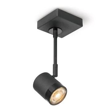 LED Reguliuojamas akcentinis šviestuvas MANU 1xGU10/5,8W/230V juodas