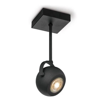 LED Reguliuojamas akcentinis šviestuvas NOP 1xGU10/5,8W/230V juodas