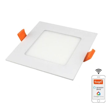 LED Reguliuojamas įleidžiamas šviestuvas LED/12W/230V 3000-6500K Wi-Fi Tuya